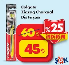 COLGATE ZİGZAG CHARCOAL DİŞ FIRÇASI